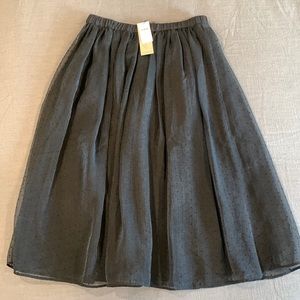 Banana Republic black tulle skirt